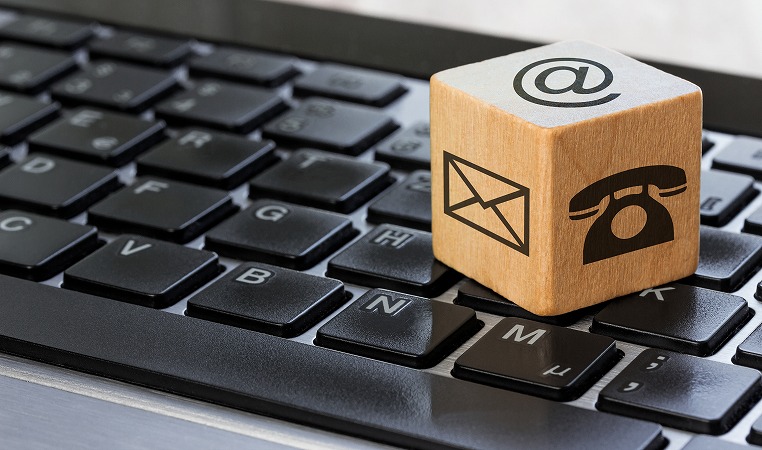 PCとお問い合わせブロック